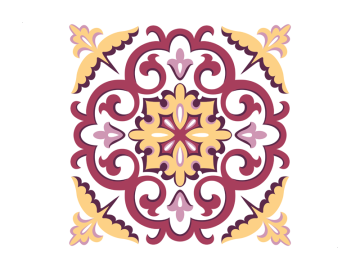 Muursticker patroon #09