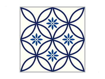 Muursticker patroon #12