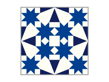 Muursticker patroon #25