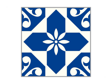 Muursticker patroon #35