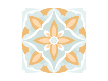 Muursticker patroon #43