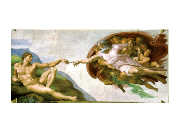 Michelangelo: De schepping van Adam  