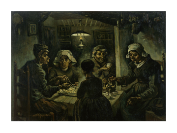 Muursticker de aardappeleters