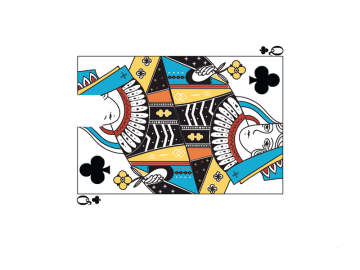 Pinpas klaveren vrouw