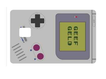 Pinpas gameboy geef geld