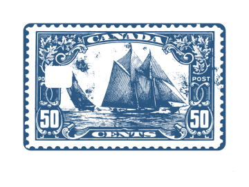 Pinpas zeilschip zegel