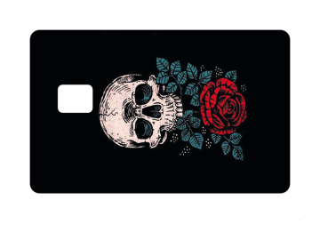 Pinpas doodshoofd roos