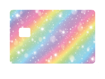 Pinpas regenboog glitters