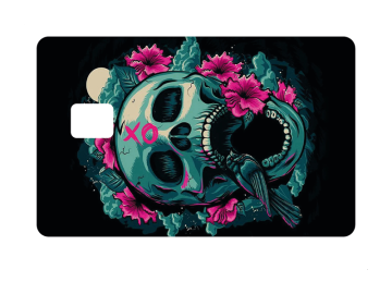 Pinpas doodshoofd bloemen