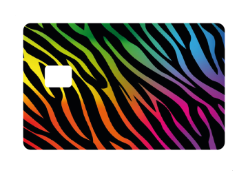 Pinpas regenboog zebraprint