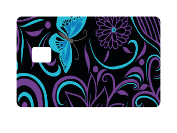 Pinpas vlinder bloem patroon