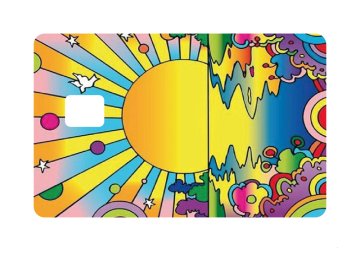 Pinpas psychedelische zonsopgang