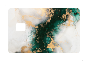 Pinpas wit groen marmer