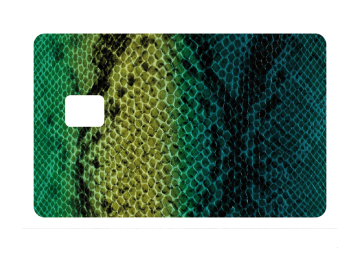 Pinpas slangenprint groen