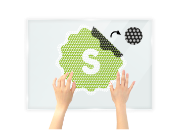 One way vision raamstickers