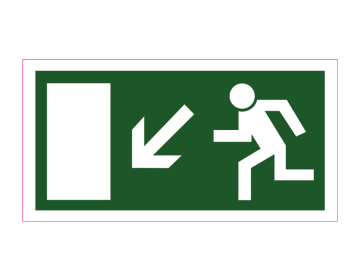 Redding vluchtweg via trap links