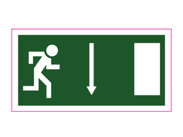 Redding nooduitgang beneden