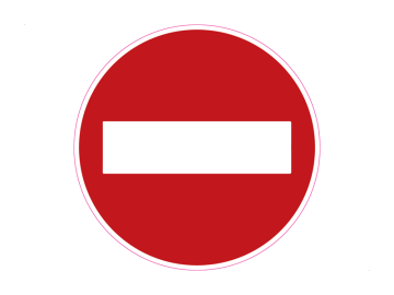 Corona pictogrammen stop bord