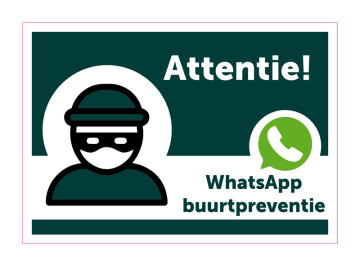 Beveiliging buurtpreventie whatsapp