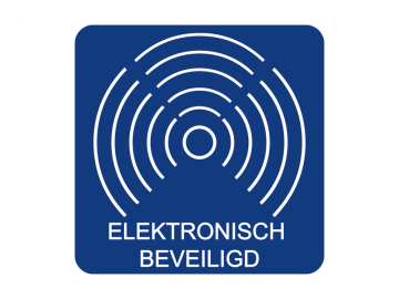 Beveiliging elec beveiligd blauw