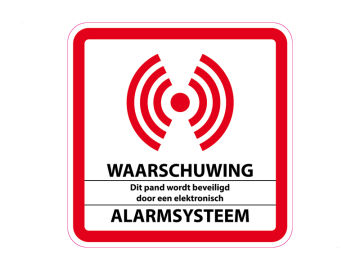 Beveiliging waarschuwing alarmsysteem