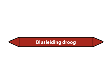 Blusleiding droog