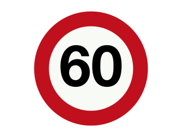 60 km/uur weg