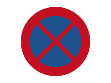 Niet parkeren of stilstaan