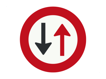 Voorrang verlenen aan tegemoetkomers