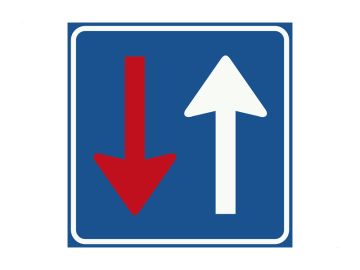 Voorrang op tegemoetkomers