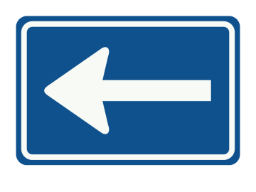 Je moet hier naar links