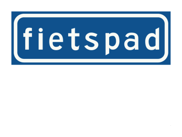 Onverplicht fietspad
