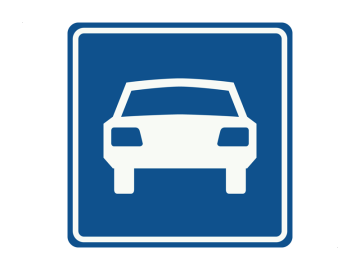 Rijbaan of -strook uitsluitend ten behoeve van vrachtauto’s