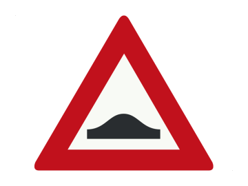 Gevaar driehoek drempel
