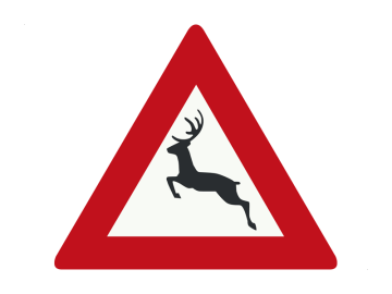 Gevaar driehoek Groot wild