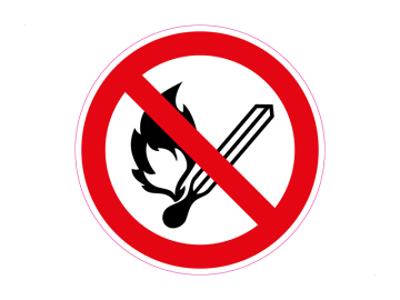 Verbod geen open vuur