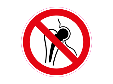 Geen Toegang Voor Mensen Met Metalen Implantaten