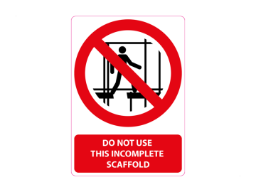 Do not use this incomplete scaffold, met tekst