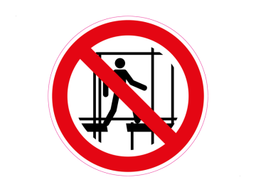 Gebruik Deze Onvolledige Steiger Niet