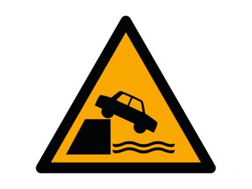 Geen vangrail en onbeschermde randen